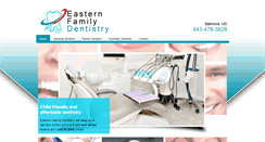 Desktop Screenshot of easternfamilydentistry.com